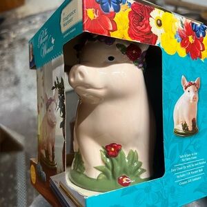 Pioneer woman Floral Pig Ceramic Wax Warmer